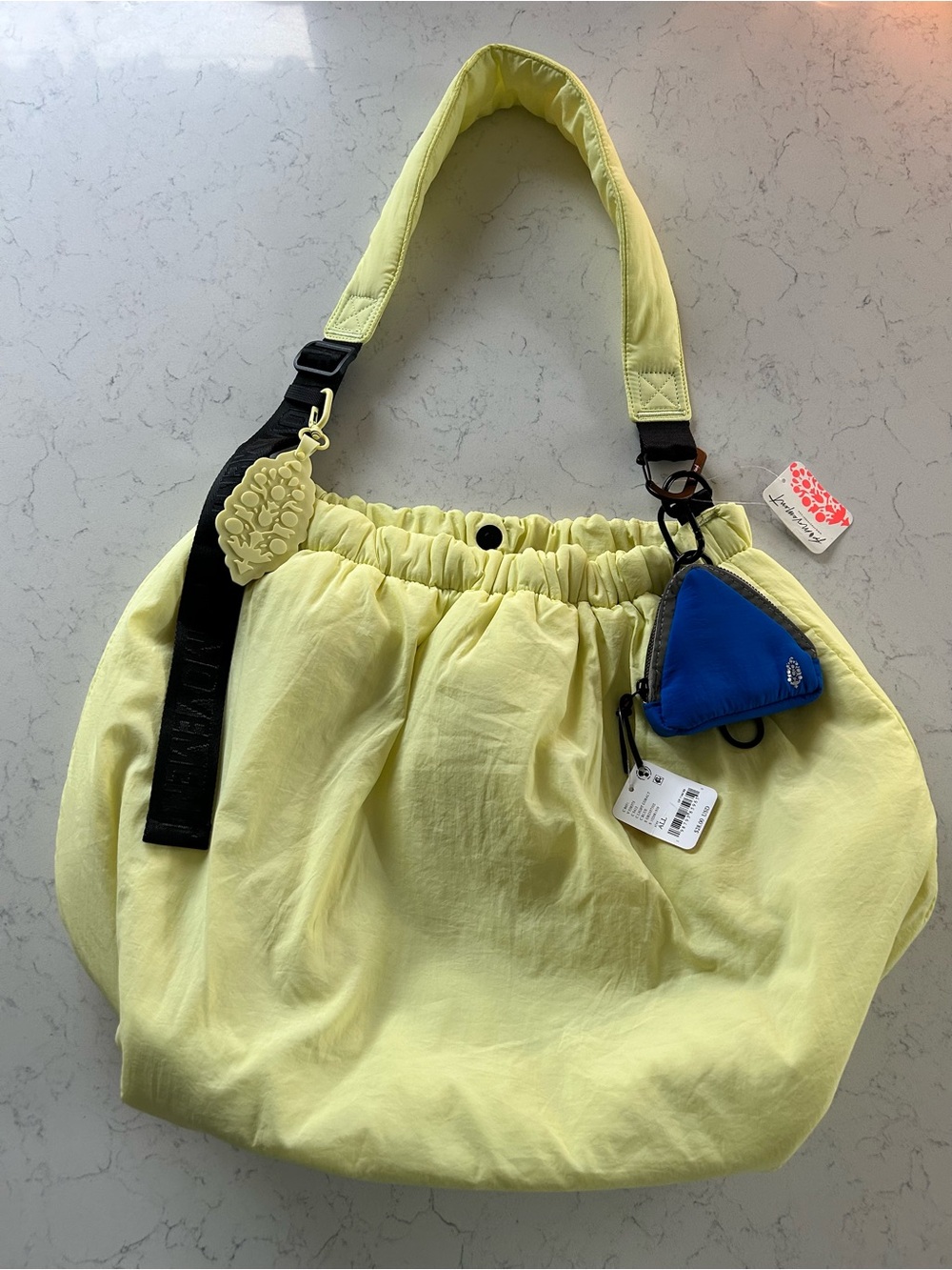 FP Movement Rest Day Carryall in Daylight w/ Buti Keychain & Altitude Mini Pouch